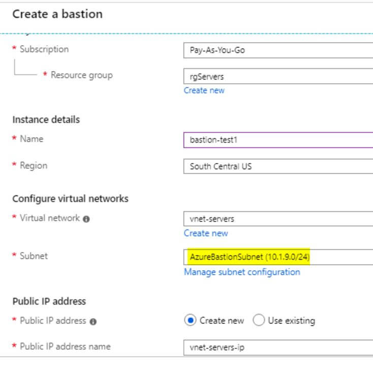 azure bastion service azure bastion service